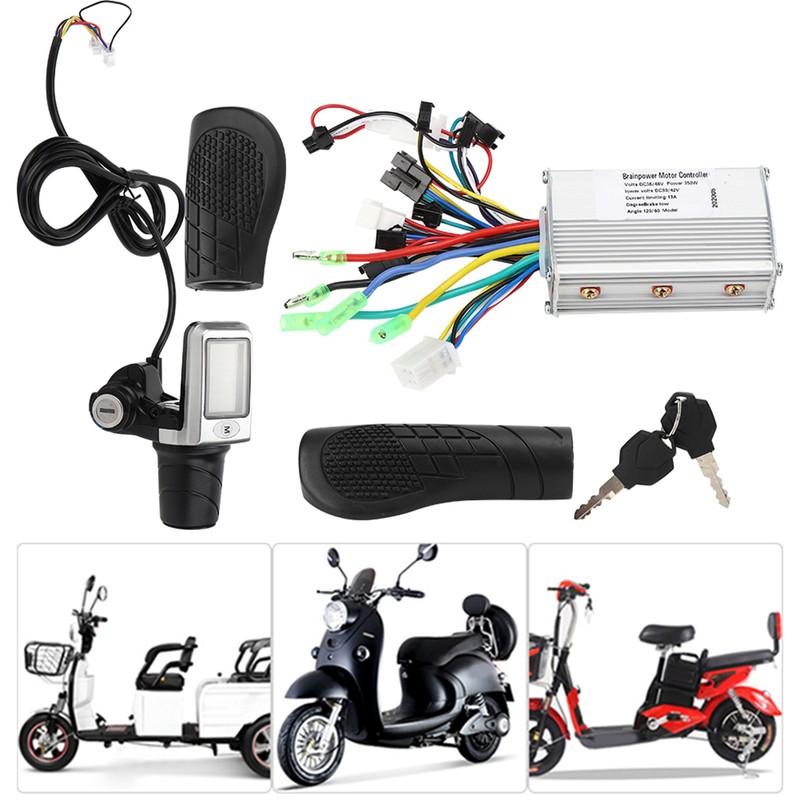 2 in 1 Electric Bicycle Electric Scooter Controller LCD Split