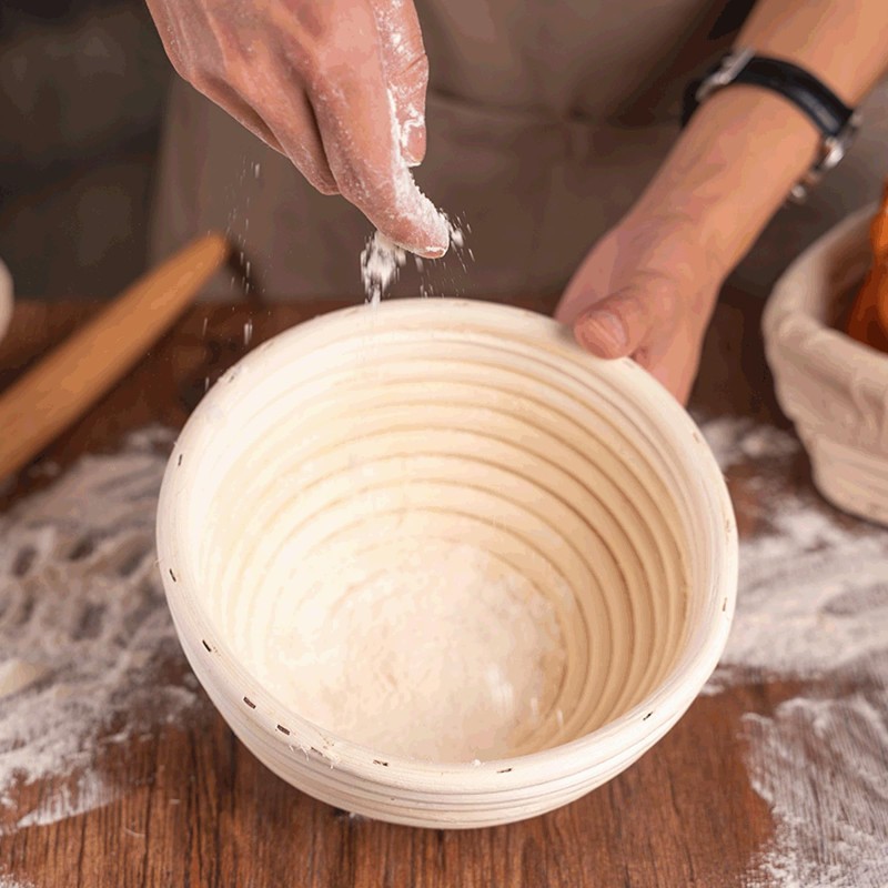 Jarsense Bread Proofing Basket Round Banneton Brotform Bread Dough Proofing