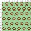 GRAPHICS & MORE Muddy Dog Paw Print Pattern Gift Wrap