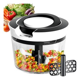 rallador de verduras manual Cortador de Verduras 2 en 1 picador acero inoxidablede alta calidad CHEFOLLA