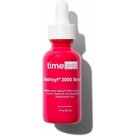 TIMELESS Péptidos Serum con Matrixyl® 3000 y Ácido Hialurónico 30 ml - suero facial antiedad reafirmante - peptide serum que mejora firmeza y elasticidad de la piel