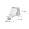 Uonlytech 12pcs Shelf Clips Heavy Duty Adjustable Supports Metal Shelving