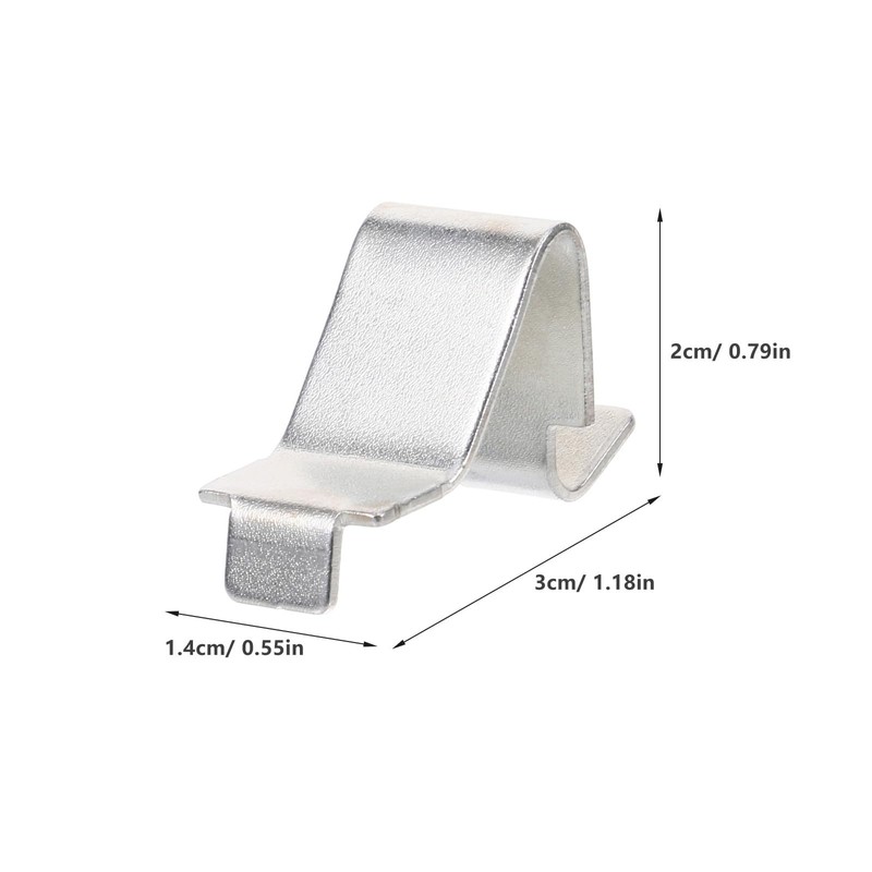 Uonlytech 12pcs Shelf Clips Heavy Duty Adjustable Supports Metal Shelving