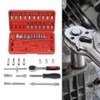 CHEDA 46Pcs Set 1/4" Ratchet Wrench Combination Socket Tool Set