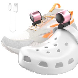 AUKSKY Tiny Speaker for Crocs Shoes, Portable Croc Bluetooth Speaker, Mini Speaker for Crocs Accessories, Speaker Charm for Crocs Sports Shoes -Rose Gold