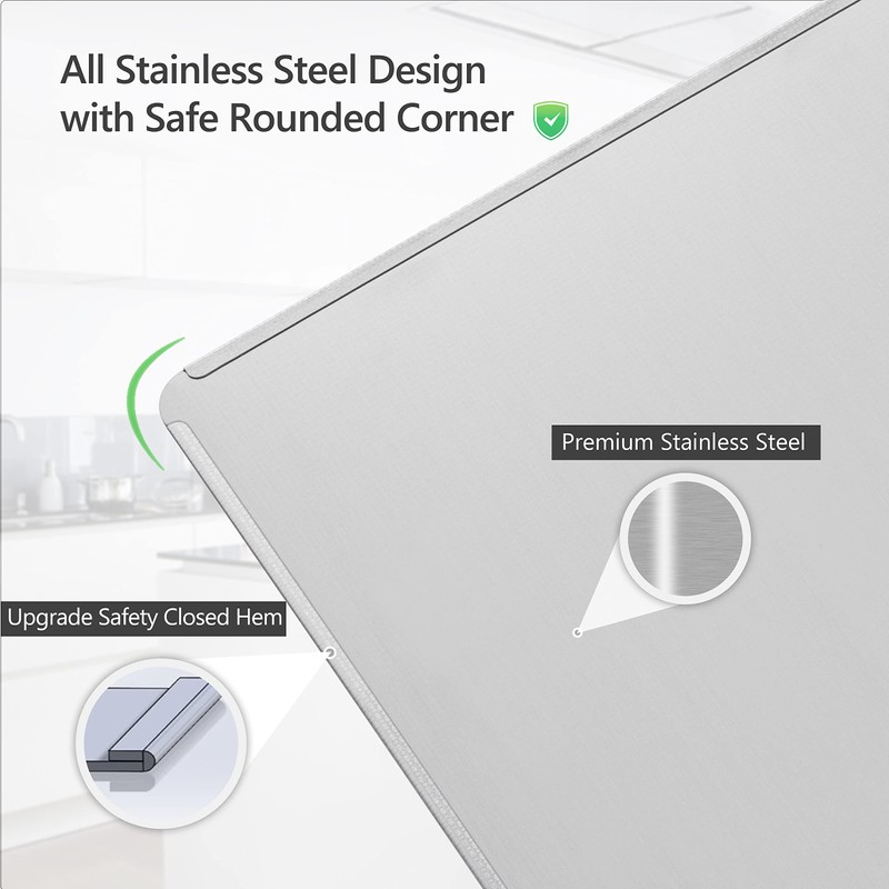 2 Pack 2 Sided Splatter Guard, Yhuitek Anti Splatter Shield
