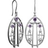 CHARLES RENNIE MACKINTOSH Silver Earrings - Music. Jewellery gift box