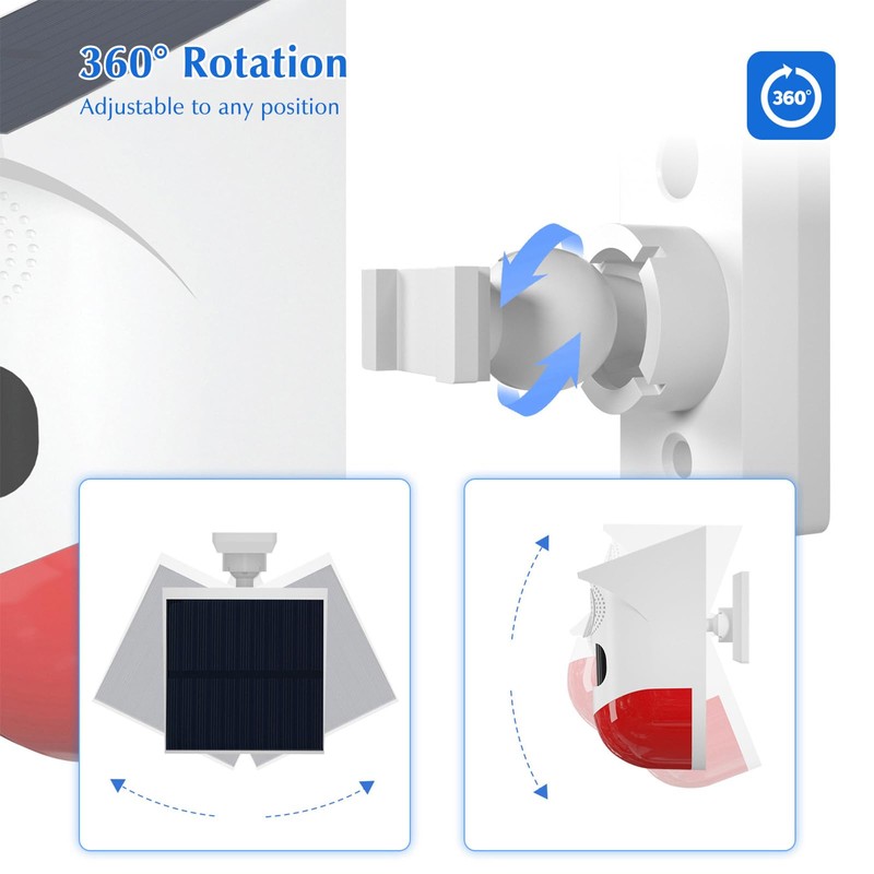 Yasorn Motion Sensor Alarm, Outdoor Motion Sensor with Remote Control,
