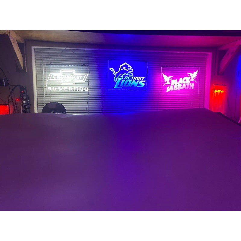 ac dc Led Neon Light Sign / Man Cave /