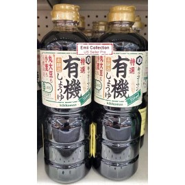 Kikkoman Tokusen Organic Soy Sauce 25.4fl oz 750ml (2 Bottles)
