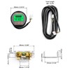 QWORK Battery Monitor Voltmeter Ammeter, Voltage Range 8V-80V and up