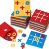 JoyCat Tic Tac Toe Strategic Board Game, Mini Board Game