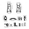 SUNGOOYUE RC Metal Upgrade Parts Kit, Aluminum Alloy, High Strength
