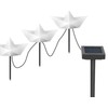 HI 70357 LED Solar Garden Stake Paper Boat Set of