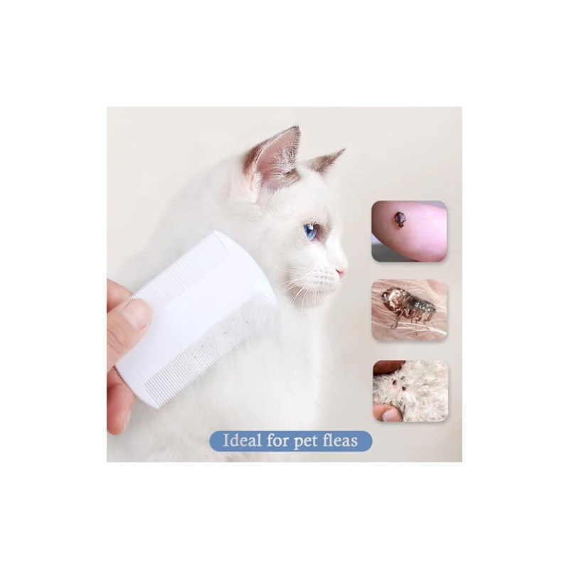 Qancekoo Qancekoo 3 PCS Lice Combs Double Sided Fine Tooth