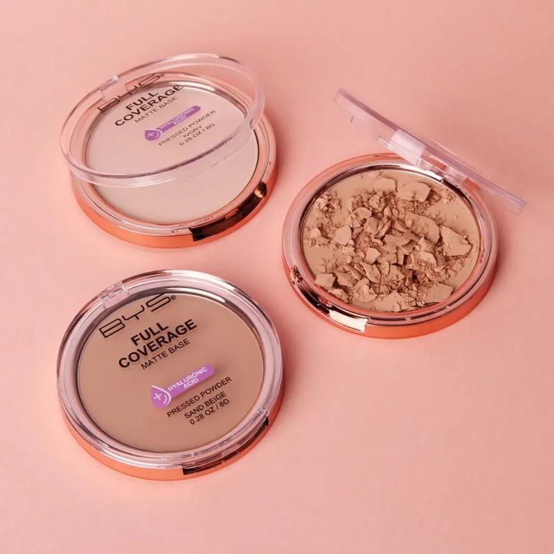 Polvo Compacto De Alta Cobertura Light Beige Bys