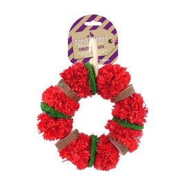 Rosewood Christmas Wreath Toy for Small Animals, 8cm diameter