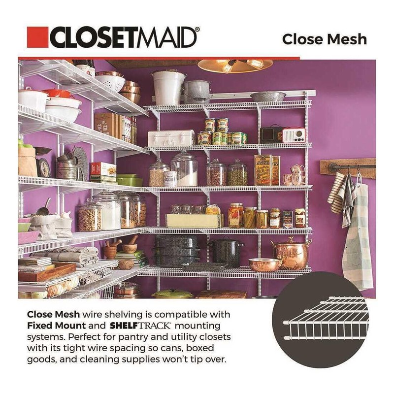 ClosetMaid 71016 Shelf End Cap, Plastic, White