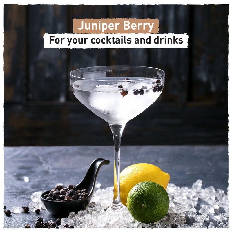 Eastanbul Juniper Berries Whole 3.5oz, Natural Juniper Berries for Gin