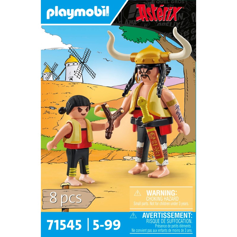 Playmobil 71545 Astérix: Sopalajo de Arriérez y Torrezno y Pepe