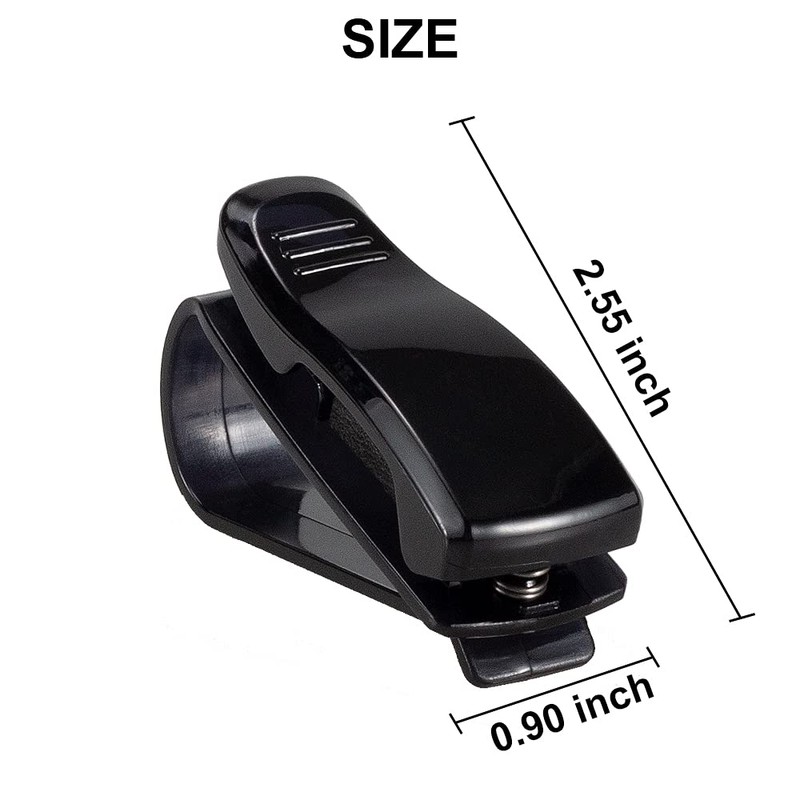ROSON 2 Pack Sunglass Holder for Car Sun Visor, Glasses