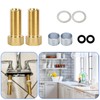Faucet Shank Extension kit,100818 Thick Countertop Extension Set for Faucet