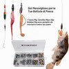 THKFISH Piombi da Pesca Accessori Pesca Texas Rig,Carolina Rig,Ami da