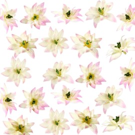 Keaziu 20PCS Flower Cupcake Toppers Flower Cupcake Picks Flower Theme Spring Birthday Wedding Bridal Baby Shower Birthday Party Decoration Supplies PinkQ