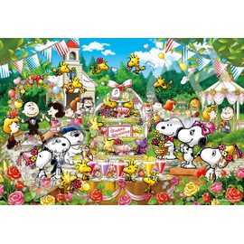 Epoch 28-035s 300-Piece Jigsaw Puzzle, Peanuts Woodstock Wedding, 10.2 x 15.0 inches (26 x 38 cm), Includes Glue, Spatula and Point Card