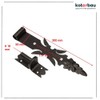 KOTARBAU® Shutter Hinge Wrought Iron with Brackets 300 mm Door