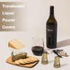 Pour Spout Covers Translucent Liquor Pourer Covers Universal Bottle Pour