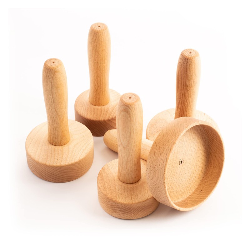 tuuli Accessories Maderotherapy Wooden Set Massager Swedish Cup Cellulite Lymphatic