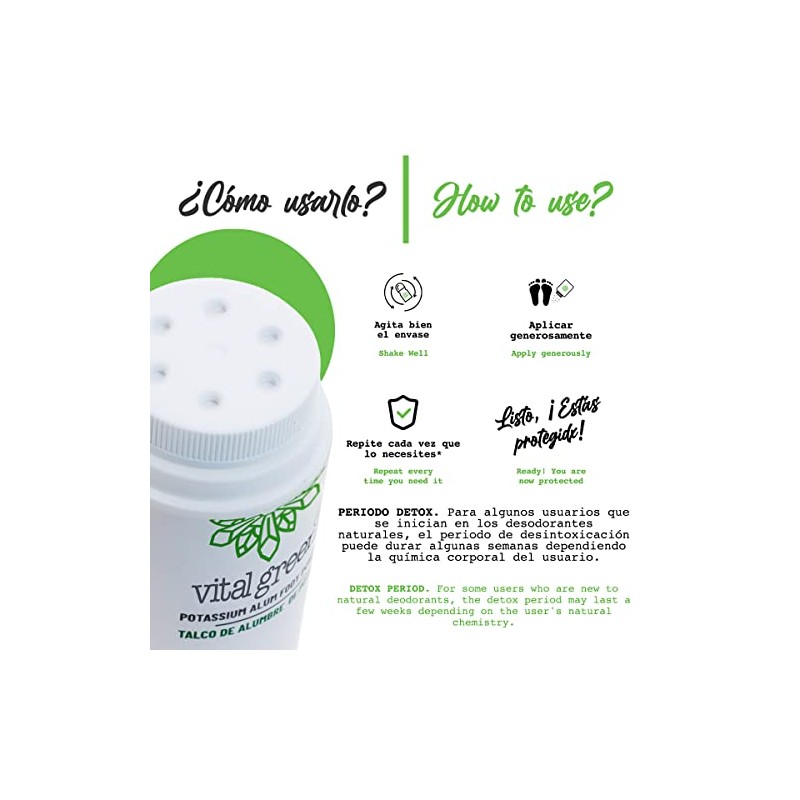 Talco Alumbre 100g Sin Color unidad