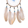 Dream Catcher for Good Dreams with Beads and Real Feathers,
