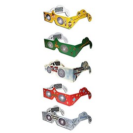 XZLCDS óculos 3D – 5 Pares/5 Diferentes Estilos – Turn Árvore de Natal e luzes de Férias em Imagens Mágico – As Meias de – Secret Santa – Escritório Festas – Diversão da Família9