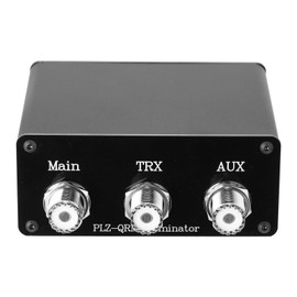 QRM Eliminator X-Phase 1-30MHz HF Bands Phase/ Two Gains Adjustable Built-in PTT Control QRM Canceller Aluminum Alloy Casing