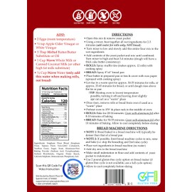 Mom's Place "I Can't Believe These Aren't Wheat!" Gluten-Free Rolls/Bread Mix, Easy to Prepare, Vegan, Nut Free, Dairy Free & Soy Free, 14.6 oz.