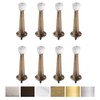 Liberty Premium Door Stoppers Metal Solid Rigid Door Stop Brushed
