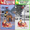 Guangxie Deer Garden Metal Stake with Solar Light, Outdoor Solar