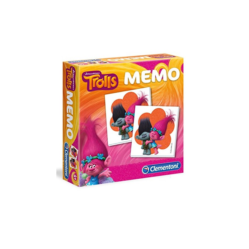 Clementoni 18004.2 - Memo Game Trolls Spiel
