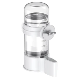 Pawfly Bird Water Dispenser, Automatic Water Feeder, Plastic Cage Water Dispenser, White Parrot Waterer for Small Parakeet Cockatiel Budgie Lovebirds (Not Fit for Food Feeding)