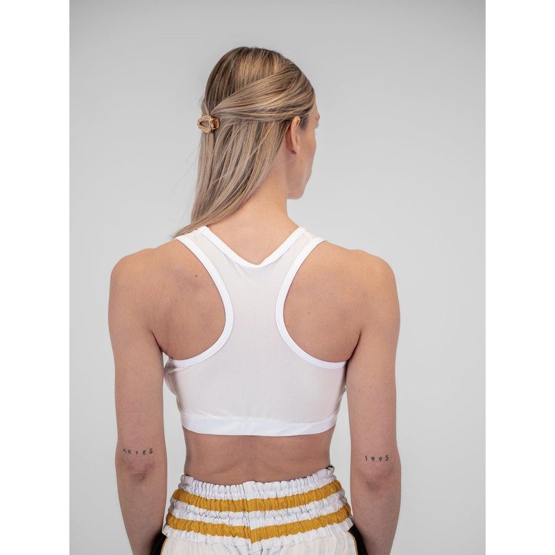 Metal Support with Chest Protector Boxing Woman, women's, MB691, white,