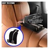 KITUREK Car Seat Back Double Hooks for Headrest, Leather Car