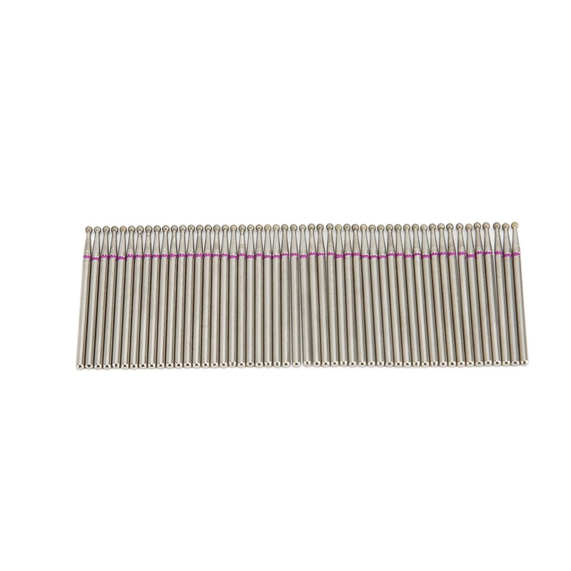 50pcs Nail Drill Bits Rotatable High Strength Emery Gel Nail