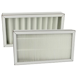 vhbw Filter Kit Compatible with Pluggit Avent P190 Ventilation Unit - Air Filter G4 / F7 (Pack of 2), White