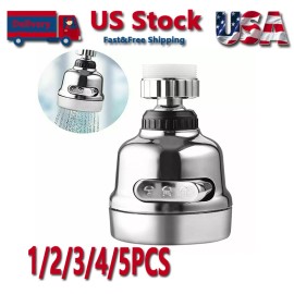 Unbranded 360 Degree Rotating Faucet Movable Kitchen Tap Head Water Saving Nozzle Sprayer - 1 pack