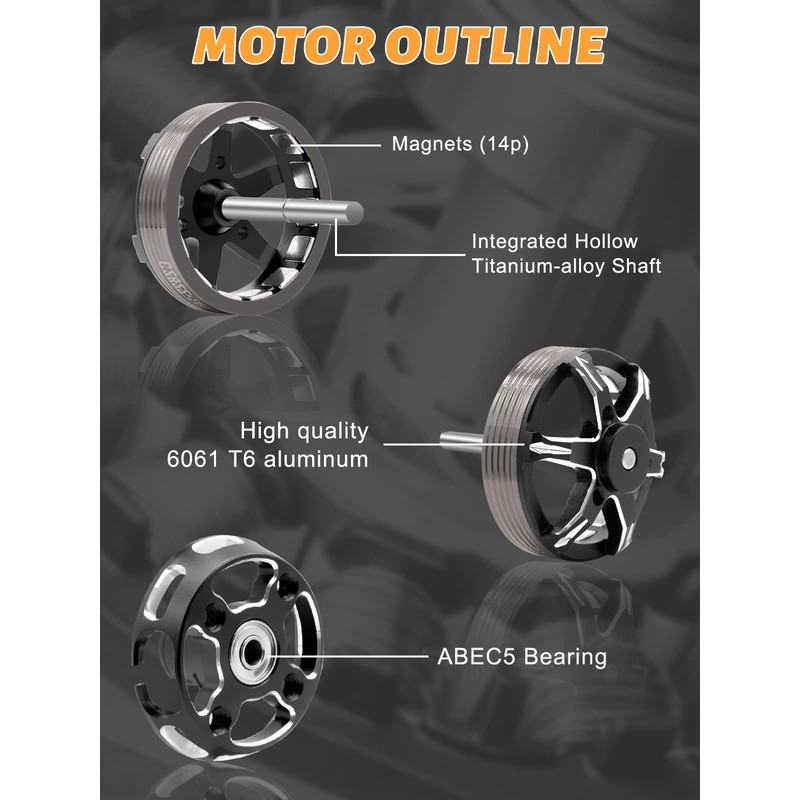 OGRC C2822 Outrunner Brushless Motor 1400KV RC Models Brushless Motor