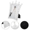 Zerodeko Pearl Crown Photo Frame Wedding Picture Display Family Photo
