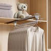CICUFY Pull Out Closet Rod, 13.7inch Heavy Duty Pants Rack,