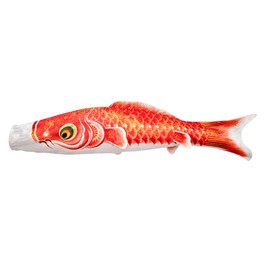 OKBABY Carp Streamer, Single Item, Golden Japanese Elegant Carp, Red Carp, 3.3 ft (1.1 m), 2024, For Home and Balcony, Tango Festival, Gold Leaf Mini Carp 1 Piece, Special Selection, Premium Carp